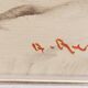 Oil painting on canvas Flowers - signed A. RENÉ 50x70 Cm 60s/70s