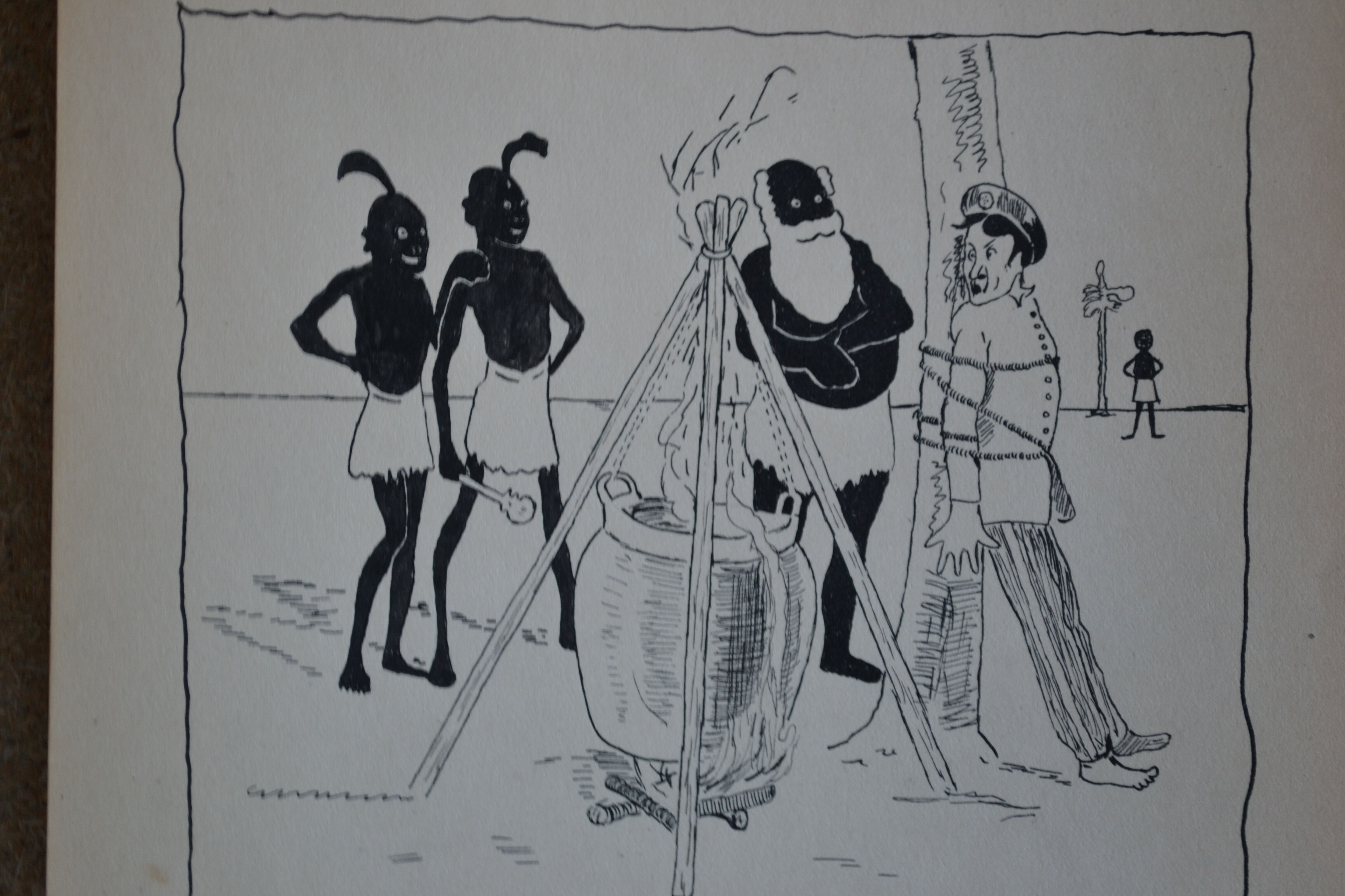 Drawing in indian ink circa 1910