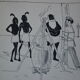 Dessin a l'encre de chine vers 1910