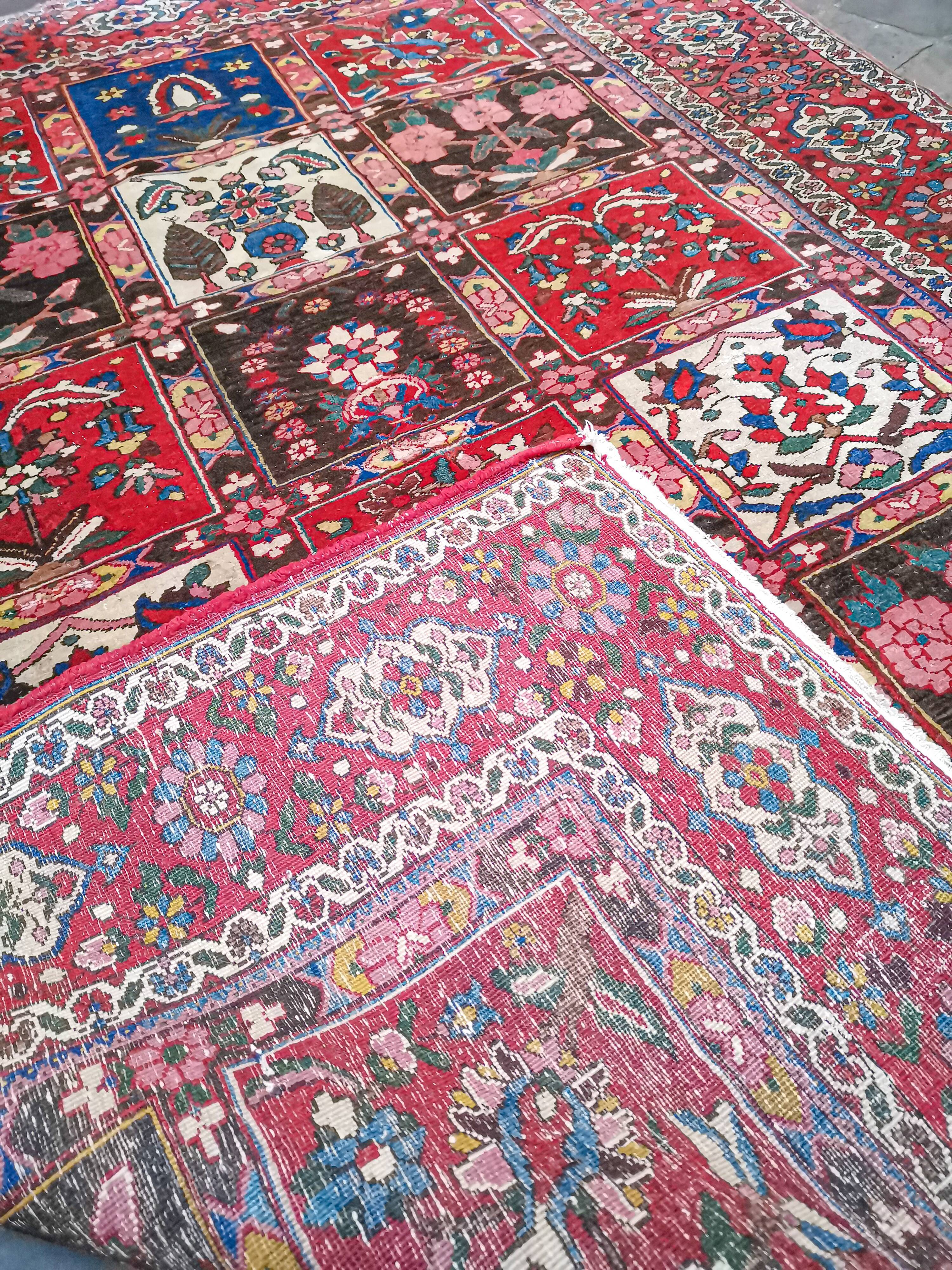 Ancient handmade Persian handmade boktiari 2.00 x 1.46 m