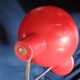 Vintage office lamp red design flexible old industrial art