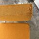 Paire de chauffeuses vintage orange 1970