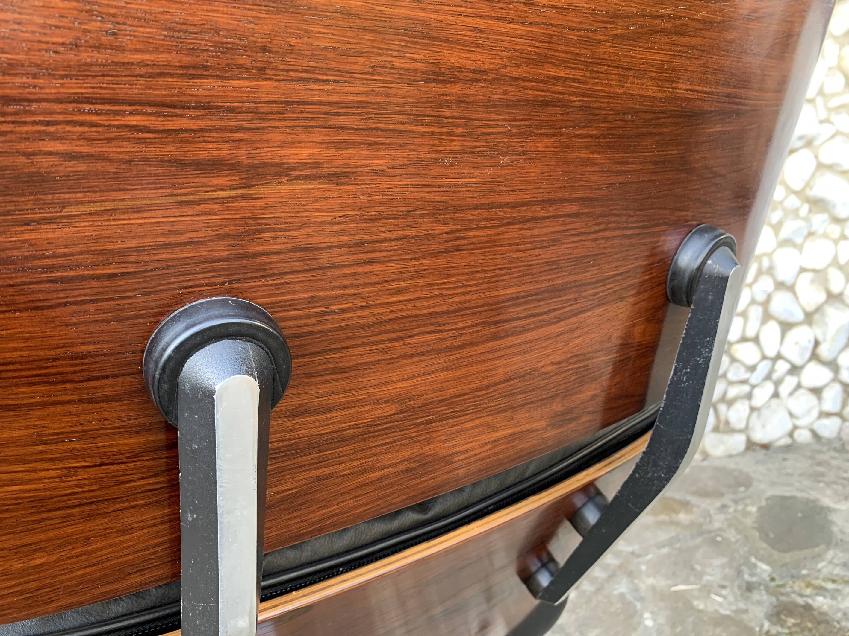 Herman Miller Lounge chair & ottoman palissandre Charles & Ray Eames 1960s