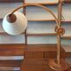 Grande lampe de table multi-réglable en teck Domus, Danemark, 1970