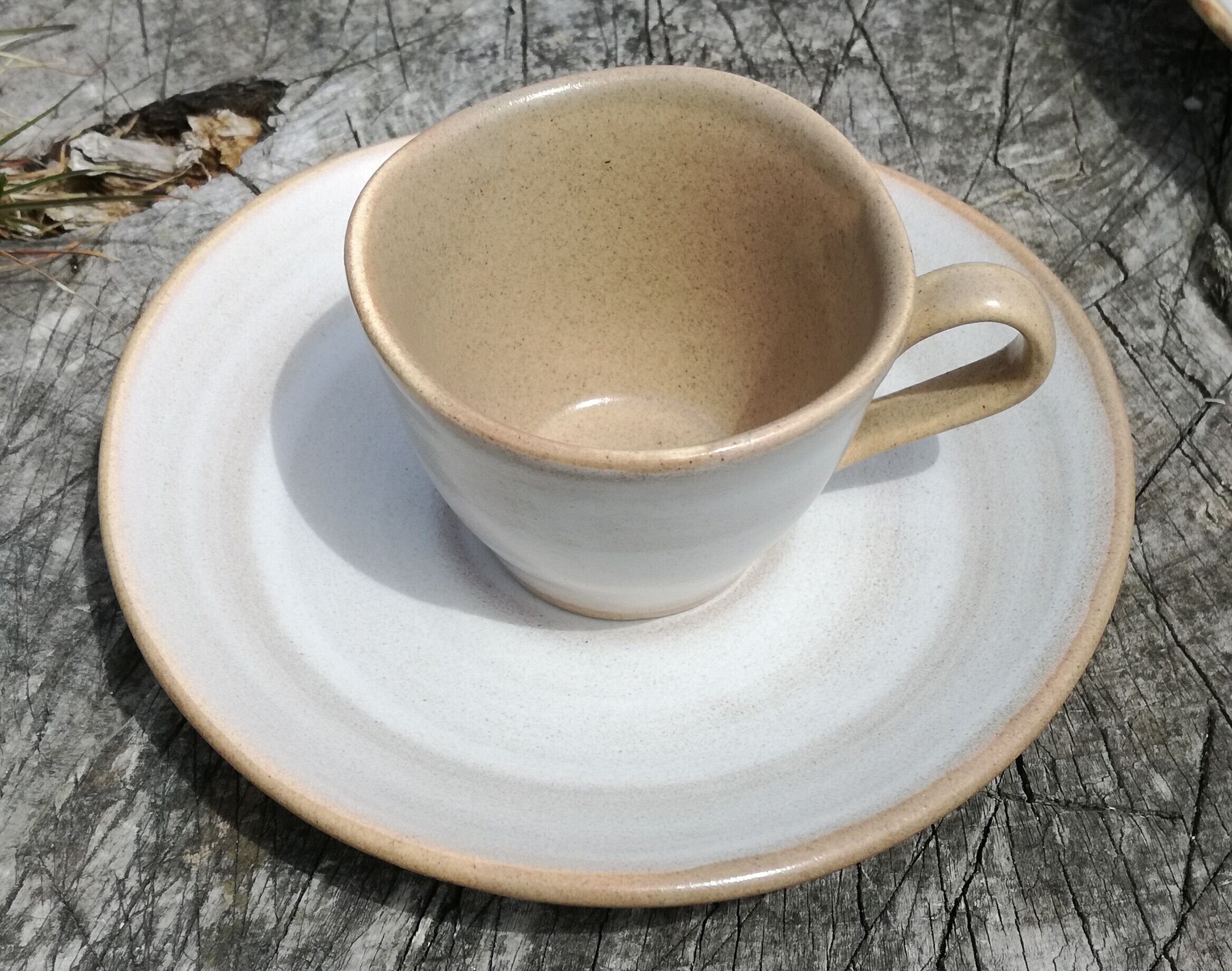 12 cups sous-cups and sugar-stoneware "Nederville"