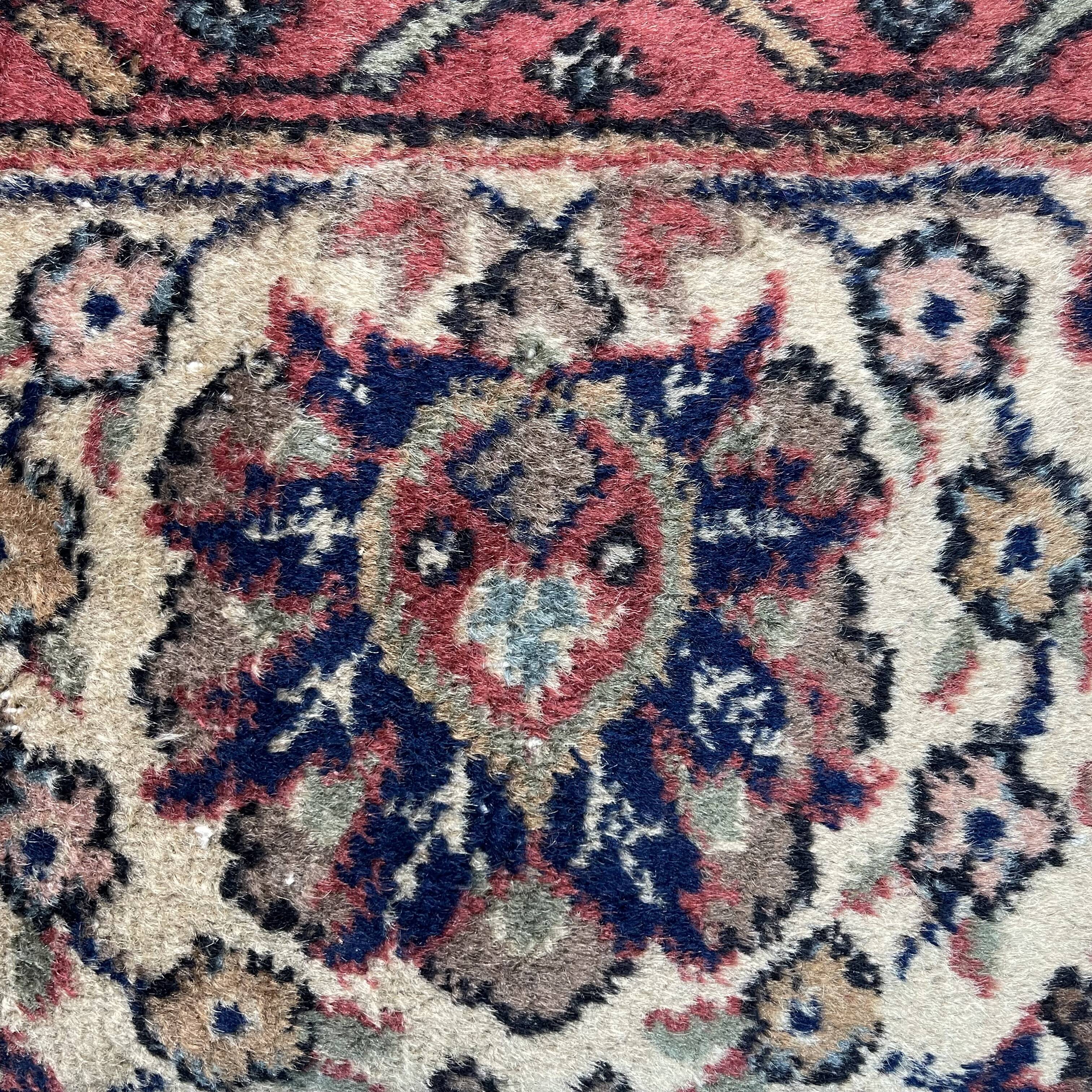 Vintage Turkish Rug Cushion Cover, 30 x 50 cm