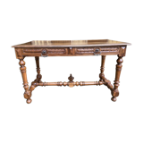 Louis XIII writing table in walnut