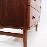 Chest of drawers in teak with four drawers, of Danish design, 1960s