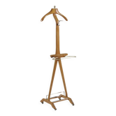 Vintage Italian beech valet by Ico Parisi for Fratelli Reguitti, 1950s