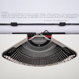 Typewriter Olympia Alphamatic 33 white revised ribbon new 1980