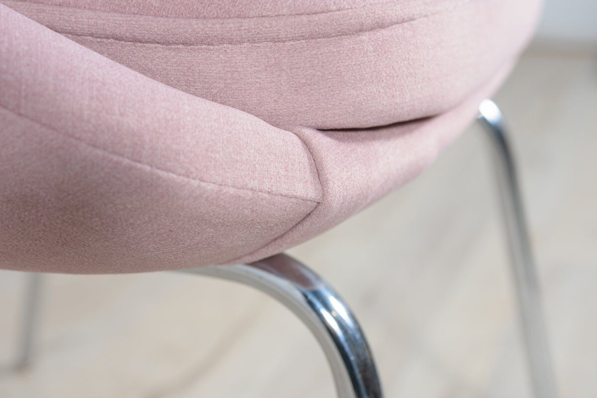 Armchair chrome and fabric , 1960s