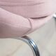 Fauteuil chrome et tissu , années 1960