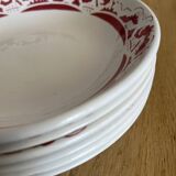 6 soup plates Les Pommiers Sarreguemines