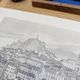 Le Puy-en-Velay, Haute-Loire. Printed illustration from 1866.