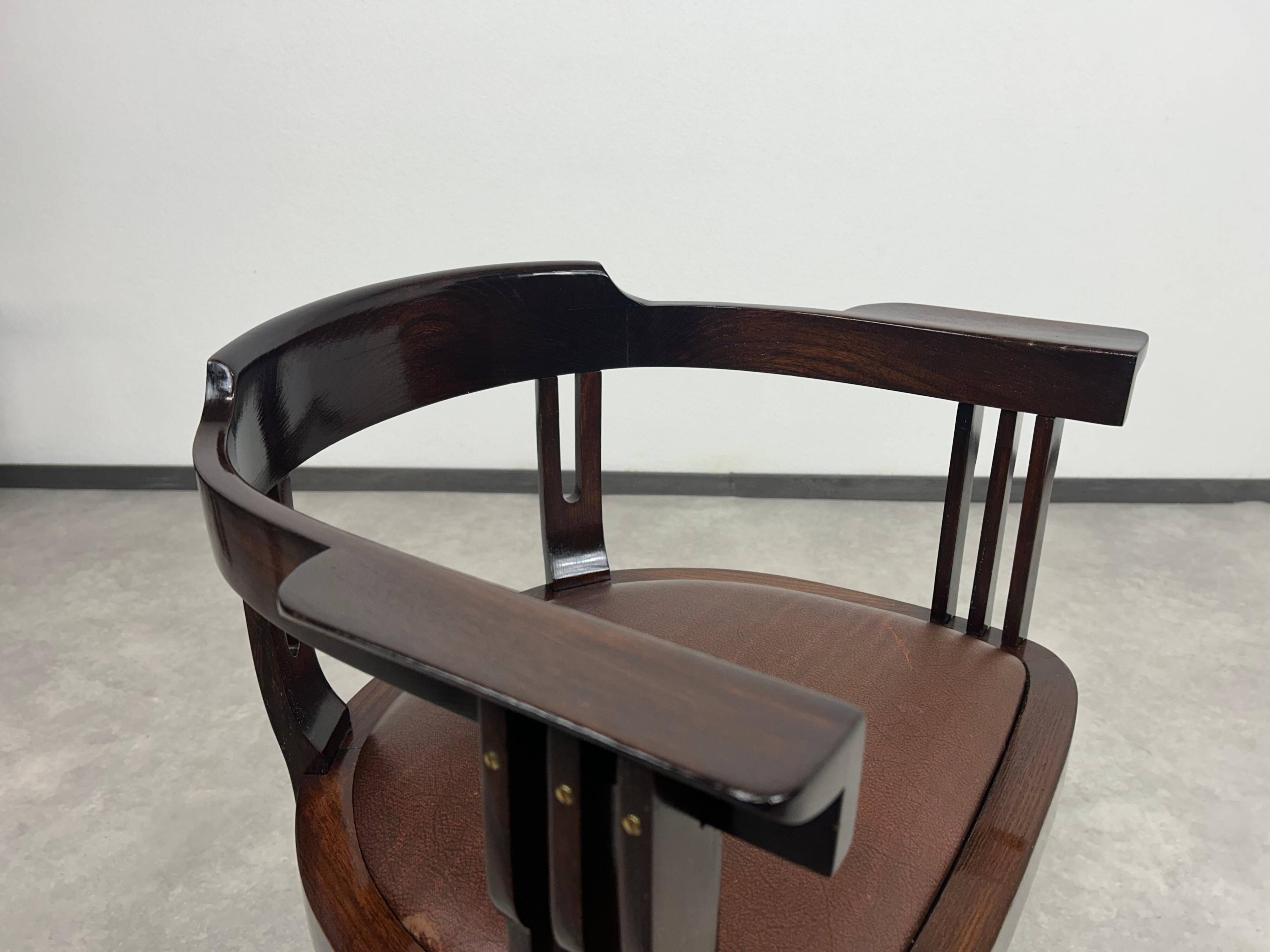 Rare Secession armchair by Anton Pospischil