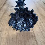 Black metal candle holder/candlestick