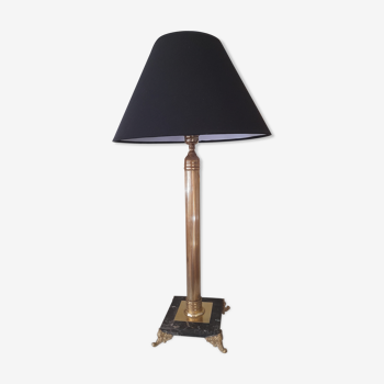 Lampe bronze doré