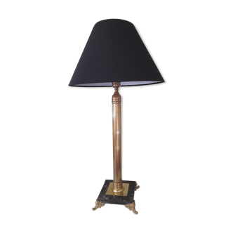 Lampe bronze doré