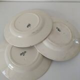 Creil Montereau Plates Linotte Model