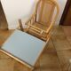 Chaise haute cannage
