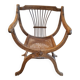 Fauteuil Dagobert curule