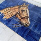 50s ceramic horse coffee table