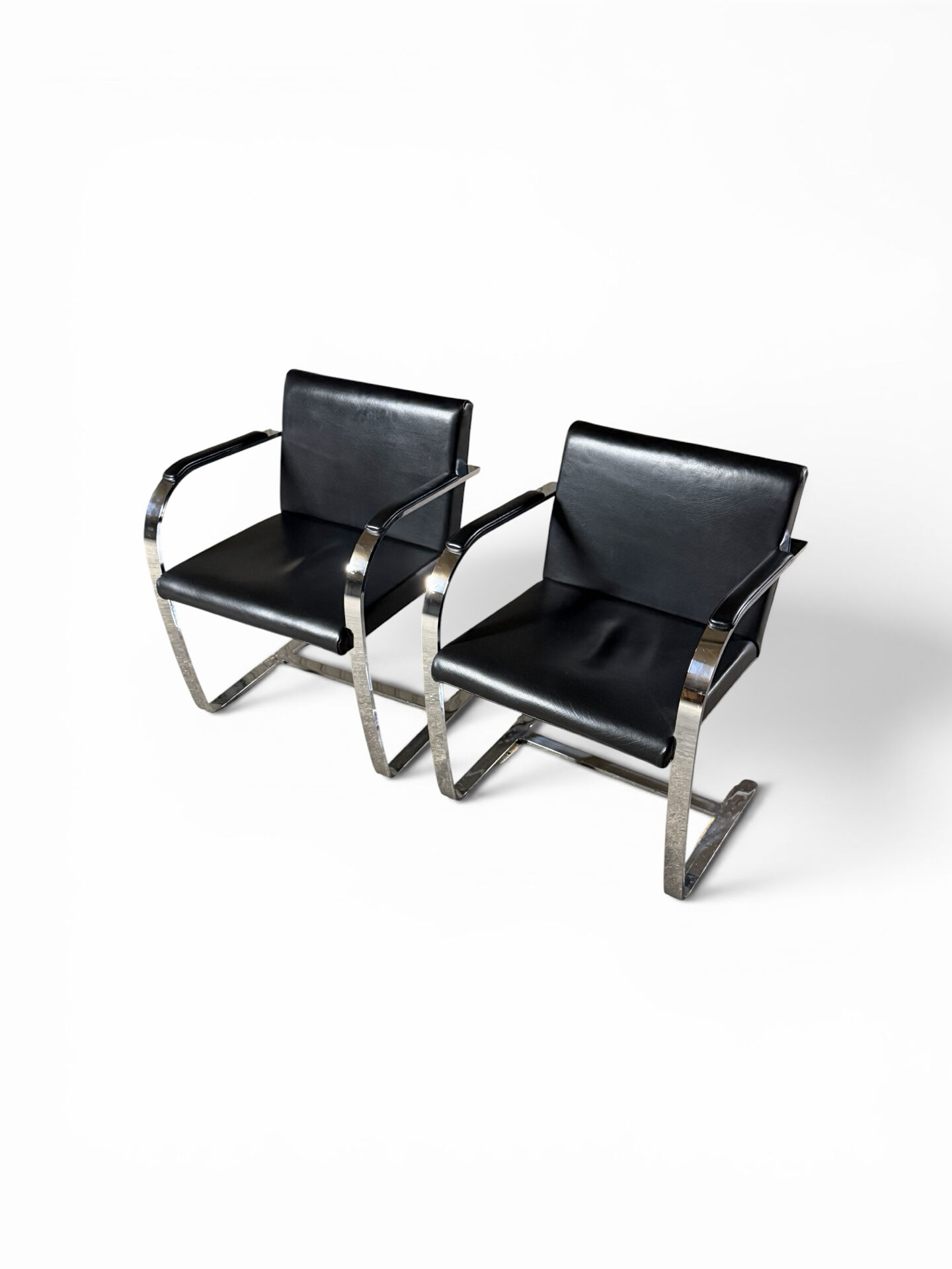 Pair of "Brno" armchairs by Ludwig Mies van der Rohe