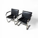 Pair of "Brno" armchairs by Ludwig Mies van der Rohe
