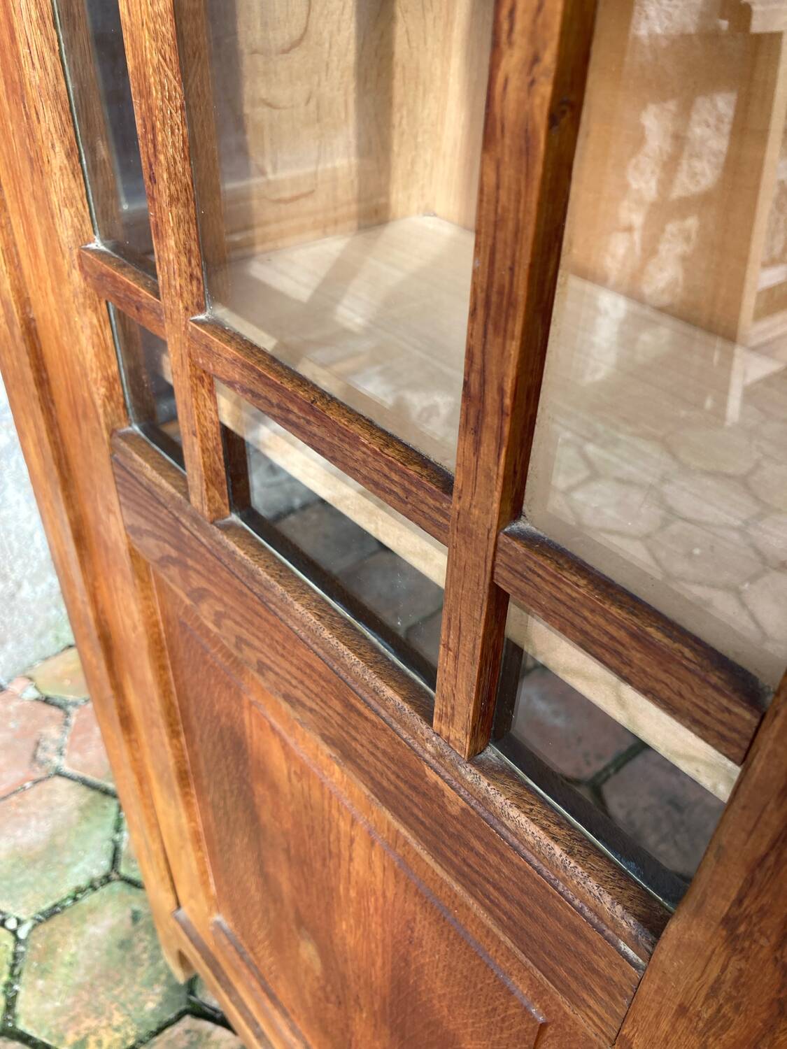 Vintage glass cabinet