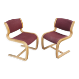 Vintage Scandinavian design armchairs Magnus Olesen Denmark