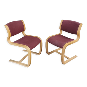 Vintage Scandinavian design armchairs Magnus Olesen Denmark