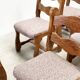 6 chaises de salle à manger Razorback