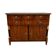 Biedermeier Chest in Walnut Veneer, Cherry, Gold Leaf & Brass, Austria, 1815