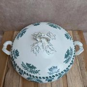 Old iron earth vegetable light – Onnaing pottery – Sorbier decoration