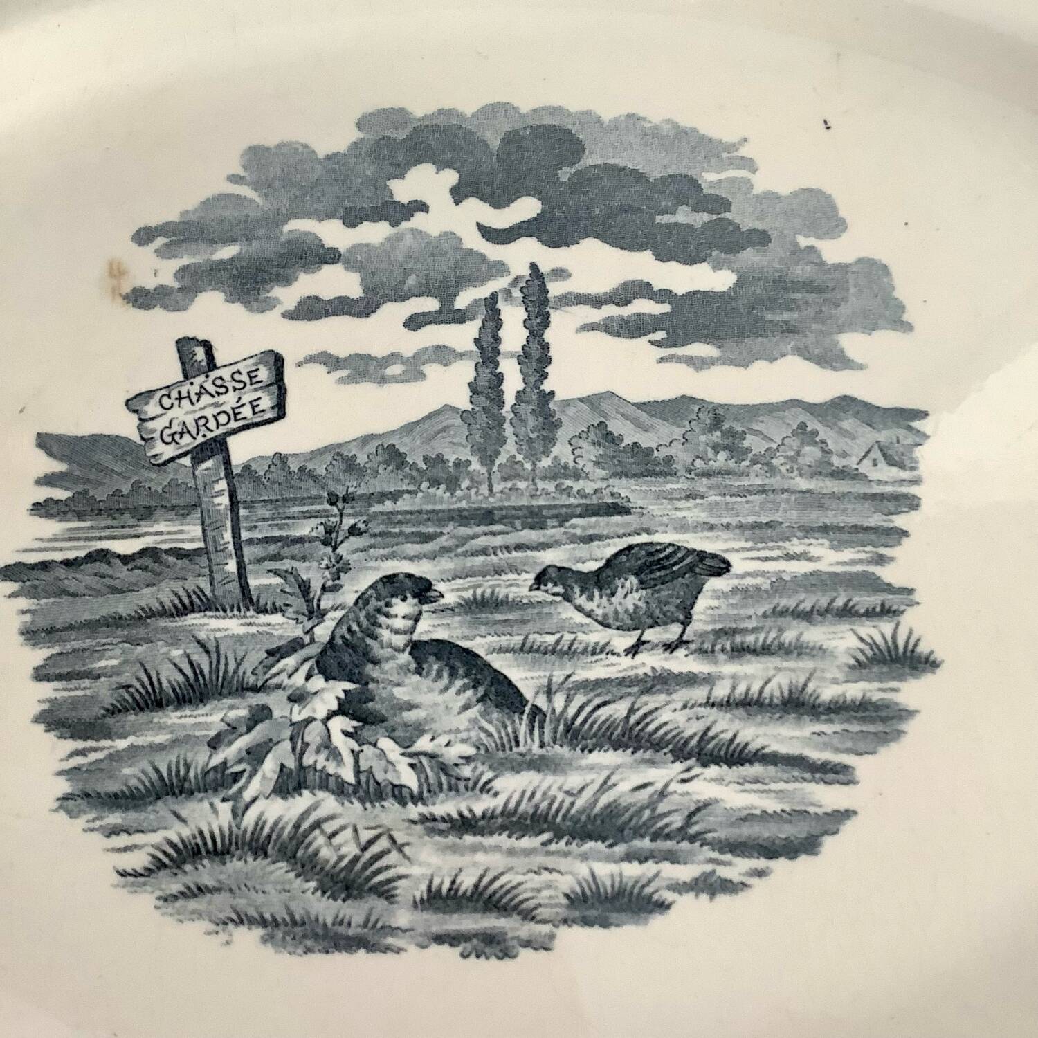 Longchamp oval serving dish