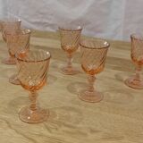 Set of 6 Luminarc Rosaline liqueur/port glasses