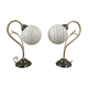 Paire de lampes vintage des années 70