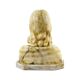 Alabaster Marble Bust Christ Sacred Heart Antique 1920 Signed 32cm
