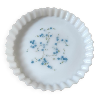 Arcopal forget-me-not pie mould