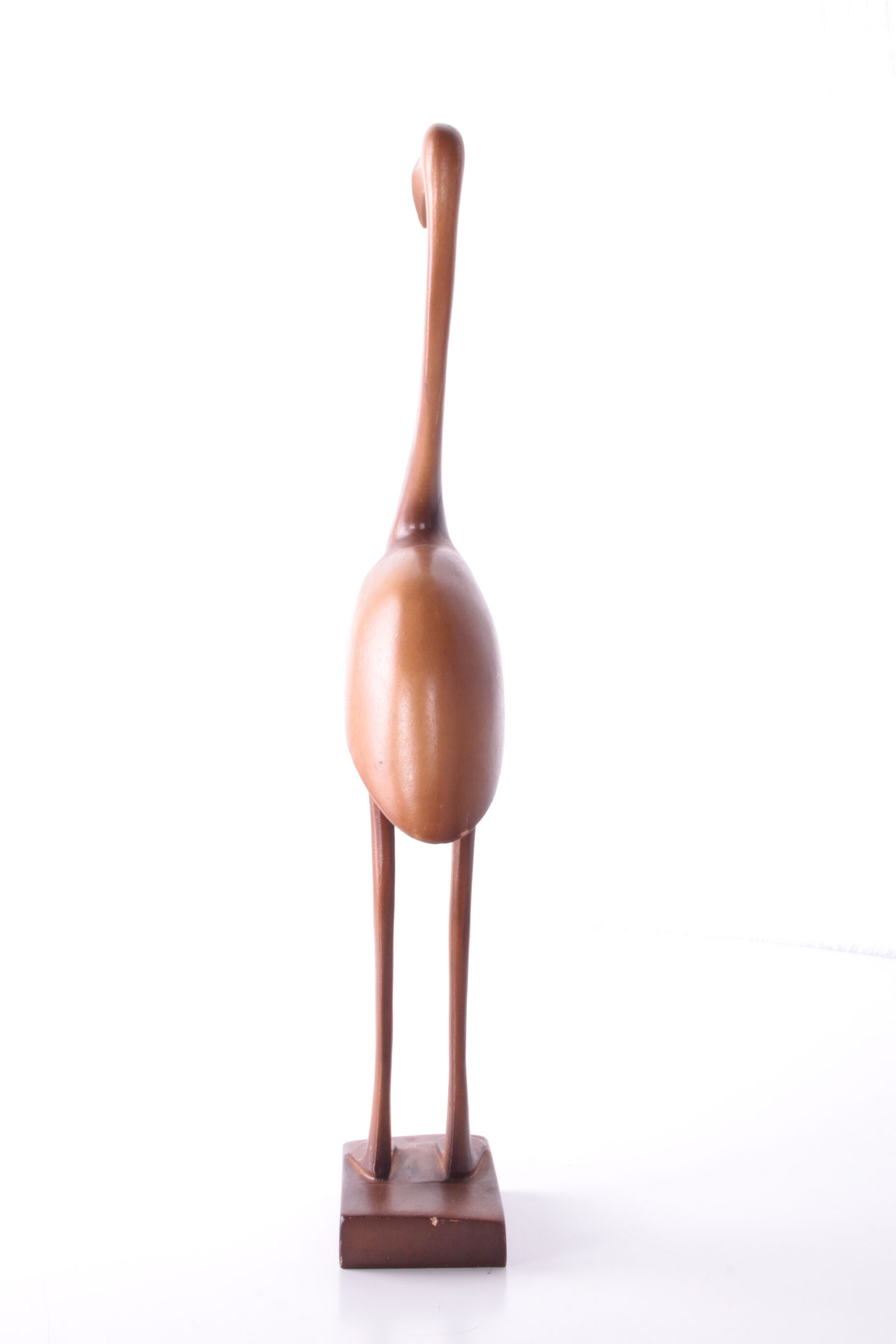 Vintage wooden flamingo 1960s