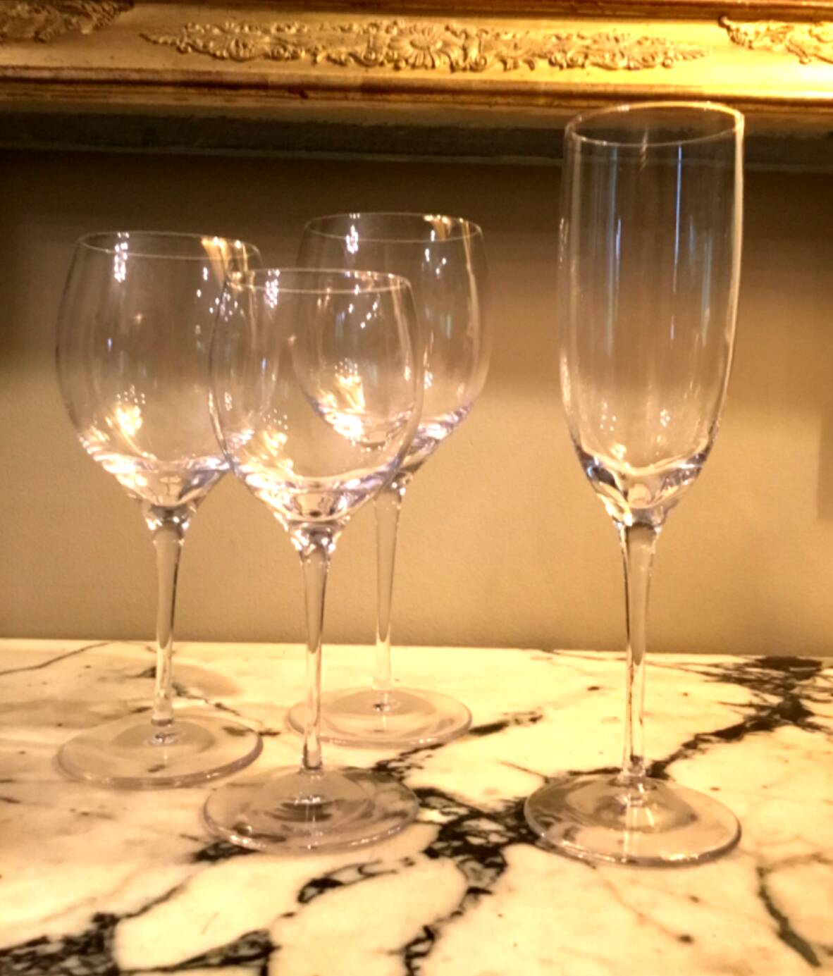 47-piece Cristal de Sevres glassware set