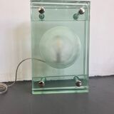 Italian Modern thick glass table lamp from 70s