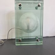 Italian Modern thick glass table lamp from 70s