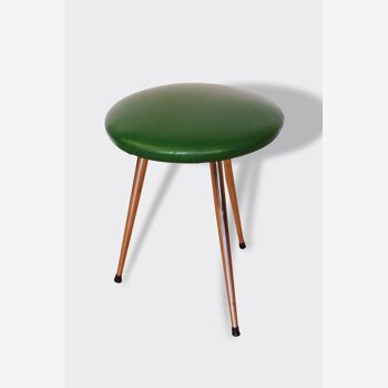 Tabouret vintage 1960 cuir