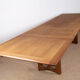 Large extendable dining table, 320 cm, in oak, Guillerme and Chambron.