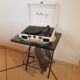 Vinyl door booster table