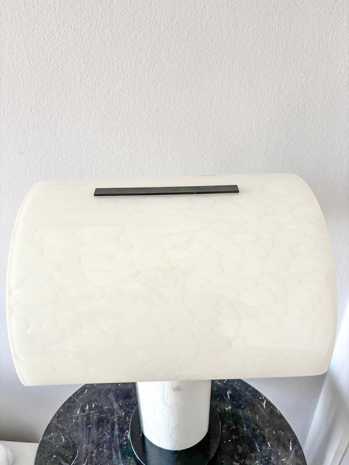 Lampada in Vetro di Murano Firmata Zonca, Italia 1980s, ottimo stato di conservazione.