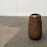 Brutalist mid-century studio ceramic vase by Sybille Karrenberg-Dresler, 1960s.