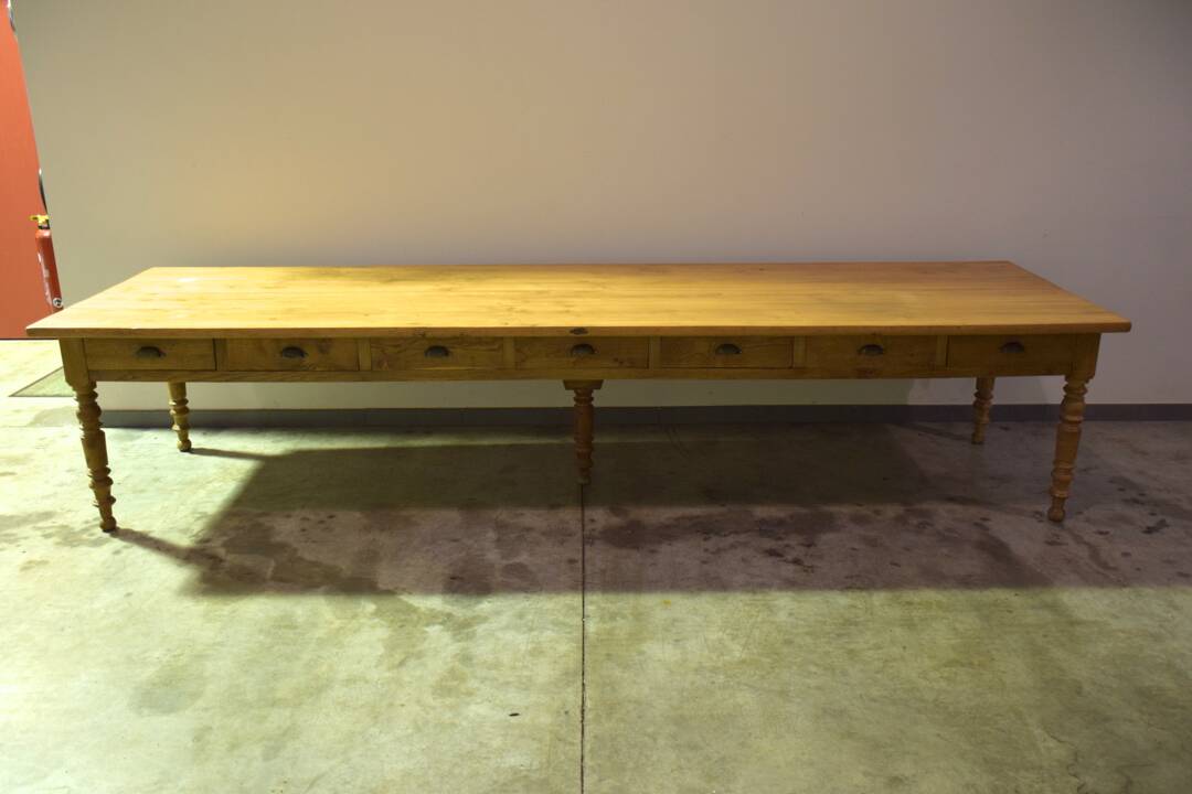 XXL oak trimmings table 1950