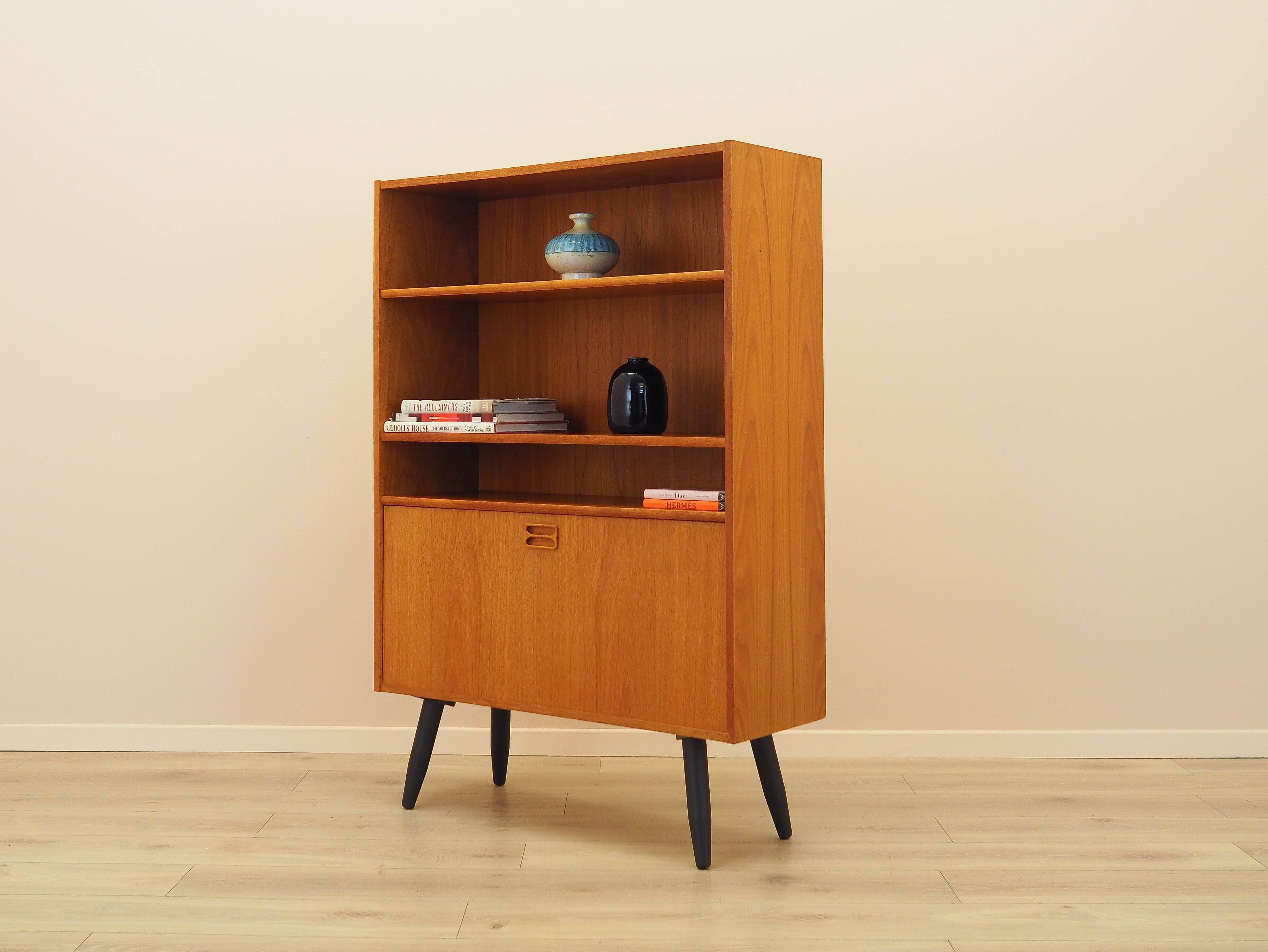 Teak bookcase, Danish design, 1970s, made in Denmark
